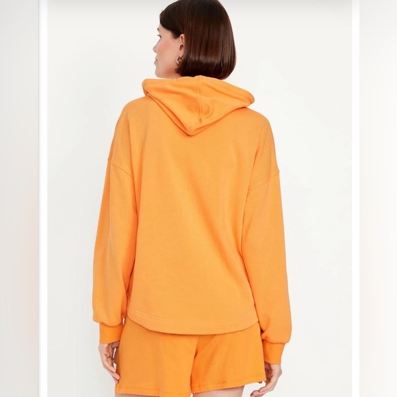 Old Navy SoComfy Terry Tunic Length Beachy V Neck Pullover Hoodie NWT 3X - Picture 4 of 6